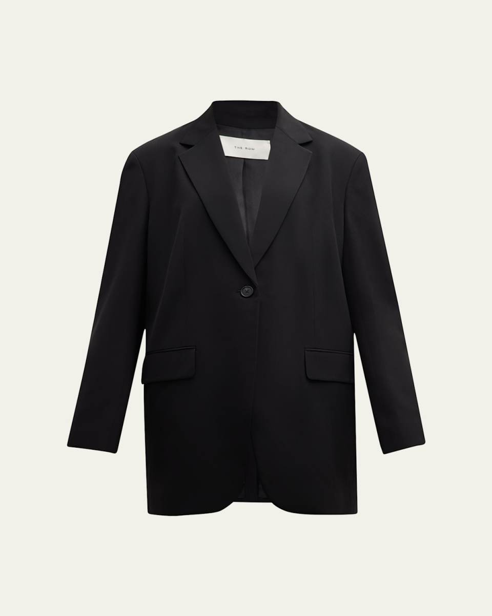 Obine Oversized Single-Breasted Jacket
